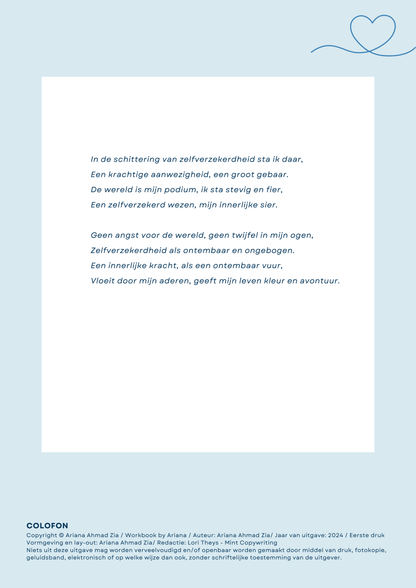 Stralend zelfverzekerd
